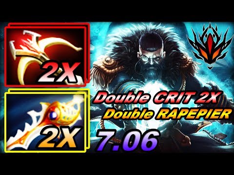 2X CRITICAL + RAPEPIER【NEW SET IMMORTAL SHARK】CRITICAL BESAR | 7.06 | !Attacker | Dota 2