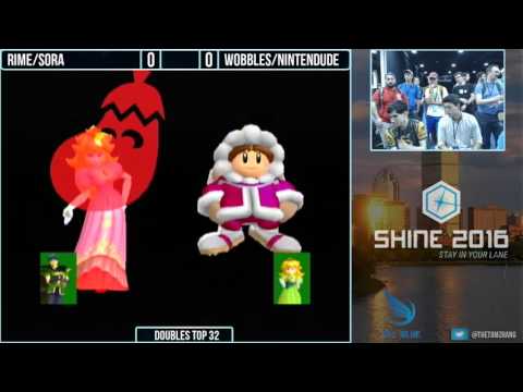 Shine 2016 Doubles - Wobbles/Nintendude vs Rime/Sora Losers Round 3