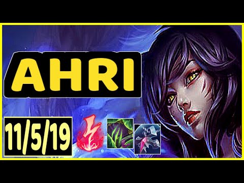 AHRI VS SYLAS - 11/5/19 KDA MID GAMEPLAY CHALLENGER I