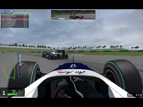 rFactor F1 2009 - Nico Rosberg at Malaysia - 50% Race