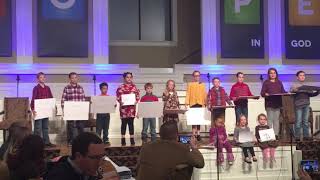SBC Kids Choir Thanksgiving Pie and Praise 2018