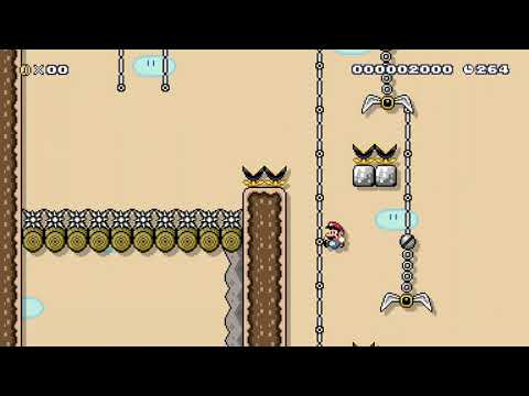 Failing Down the Mountainalt (Super Mario Maker 2)