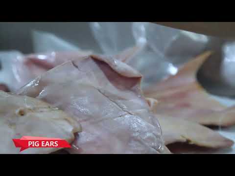 lin-pack ZK 240 VACUUM PACKING MACHINE pig ear with Circular feeder