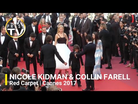 Full red carpet - Nicole Kidman & Collin Farrell at Cannes filmfestival