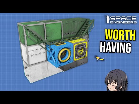 Ship Connector With Merge Block is Actually Very Useful, Space Engineers