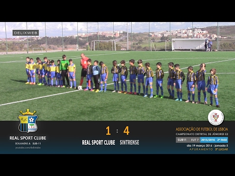 Real Sport Clube (1-4) Sintrense [FUT7 SUB11 2015/2016]