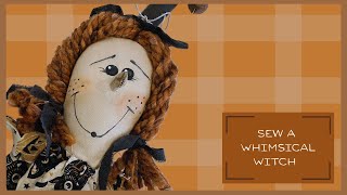 How to Make a Primitive Witch Doll | Handmade Halloween DIY