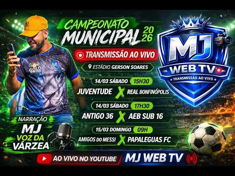 AO VIVO - ABERTURA:  CAMPEONATO MUNICIPAL  DE BONFINÓPOLIS