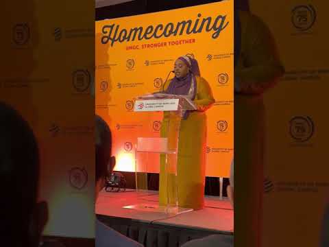 2021 UMGC Homecoming Keynote address by Naimah Khalifa Bhuruku.