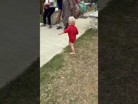 Thumbnail for Cutting loose 🏃 on Lifou Island 🏝️ #Bumbikids #cruise #travelwithkids #newcaledonia #lifou