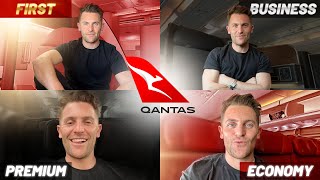 Flying QANTAS in all four classes to Australia and back! Including FIRST CLASS