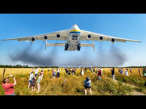 Antonov An-225 | DIE BESTEN STARTS UND LANDUNGEN DES GRÖßTEN FRACHTFLUGZEUGS DER WELT