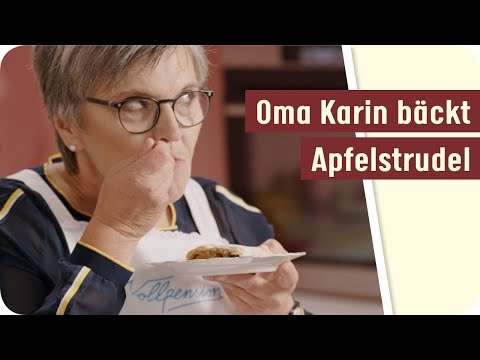 Apfelstrudel backen x3 | Oma Karin zeigt wie's geht 👵🏼🍎