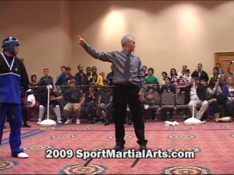 Andres Garcia v Mike Scaperato - Men's LW point sparring - 2009 NBL Supergrands