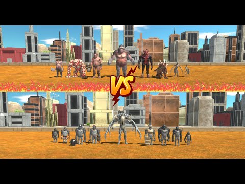 Scourge With Mutant Primates VS Goro With Infernals (5 Round) - Animal Revolt Battle Simulator