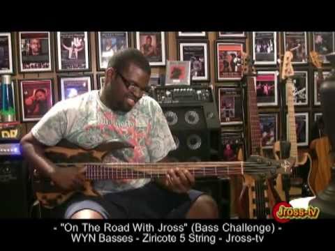James Ross @ "On The Road With Jross" (Bass Challenge) - Wyn Basses 5 String Ziricote - Jross-tv