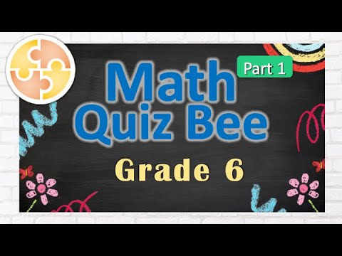 Math Quiz Bee for Grade 6 | Quiz 1 | Quiz by brainYs