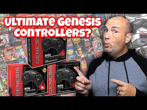 Retro-Bit BIG6 Sega Genesis, USB, & Wireless Controller Review