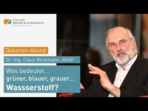 Was bedeutet grüner, blauer, grauer...Wasserstoff? | Debatten-Abend | Stiftung Energie & Klimaschutz