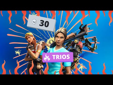 DOMINATING in FORTNITE TRIO ARENA 🏆 (Crazy 30 kill win) || Controller