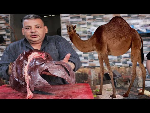 Shocking Egyptian food in Cairo,camel meat, and the national dish of Egyptian
