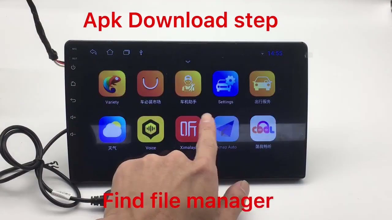 How to install apk on android car