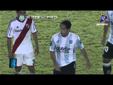 Gol de Hauche. River 3 - Racing 2 | Torneo Final 2014 - Fecha 17