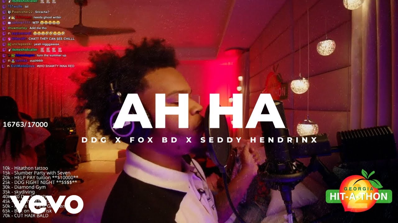 DDG, Fox BD, Seddy Hendrinx - AH HA (Official Visualizer)
