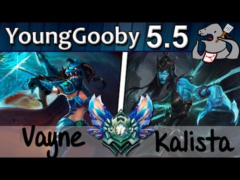 YoungGooby - Vayne/Soraka vs Kalista/Annie - ADC - Diamond S5 | 79