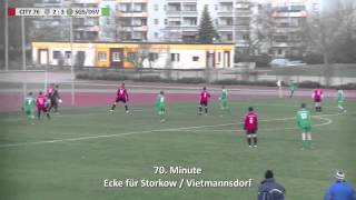 preview picture of video 'CITY 76 SCHWEDT - STORKOW/VIETMANNSDORF 2:5 - Highlights [A-Junioren-Kreisliga UM 2014/15 - 10.St.]'