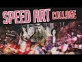 Speed Art KATE CLAPP // Процесс коллажа Катя Клэп 