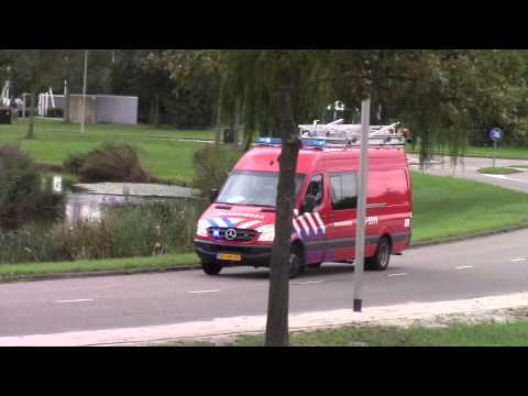 [1300e Video] Prio 1 Persoon te water mogelijk Burgemeester Hoekstrapark Zoetermeer WO 5511