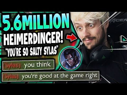 5.6 MILLION HEIMERDINGER TILTS ENEMY MIDLANERS INTO ANOTHER DIMENSION! - League of Legends