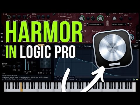 How to Use Harmor In Logic Pro in 2 mins