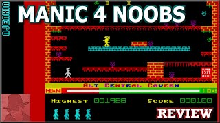 Manic 4 Noobs : Mod from 2021 - ZX Spectrum 48K !! with Commentary