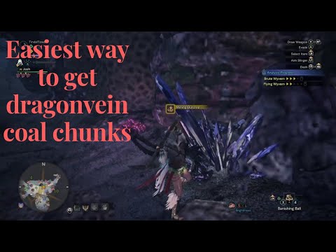 The easiest way to get dragonvein coal chunks in MHW:I