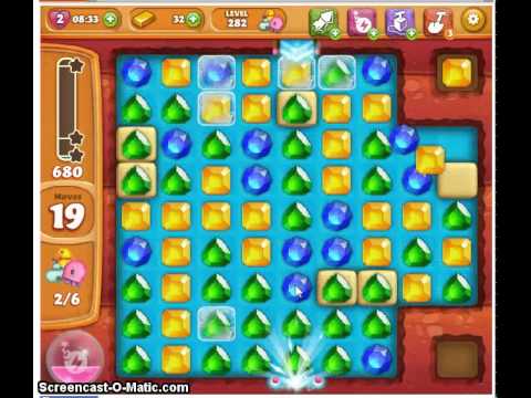Diamond Digger Saga Level 282 2 Stars No Boosts