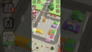 PARKING JAM 3D LEVEL-66 | PARKING JAM 3D #viral #gaming #shorts #mqehgaming #parkingjam3d #66