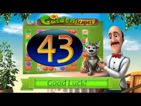 Gardenscapes 43 level Walkthrough