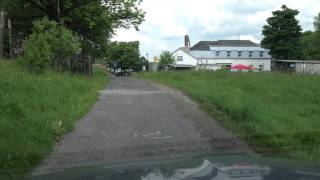 preview picture of video 'Straße von Krompach-Valy (Schanzendorf) nach Oybin-Hain border crossing'