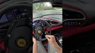 The Ferrari 296 GTB&#39;s Turn Signals Are Like a Heartbeat (POV Drive #shorts)