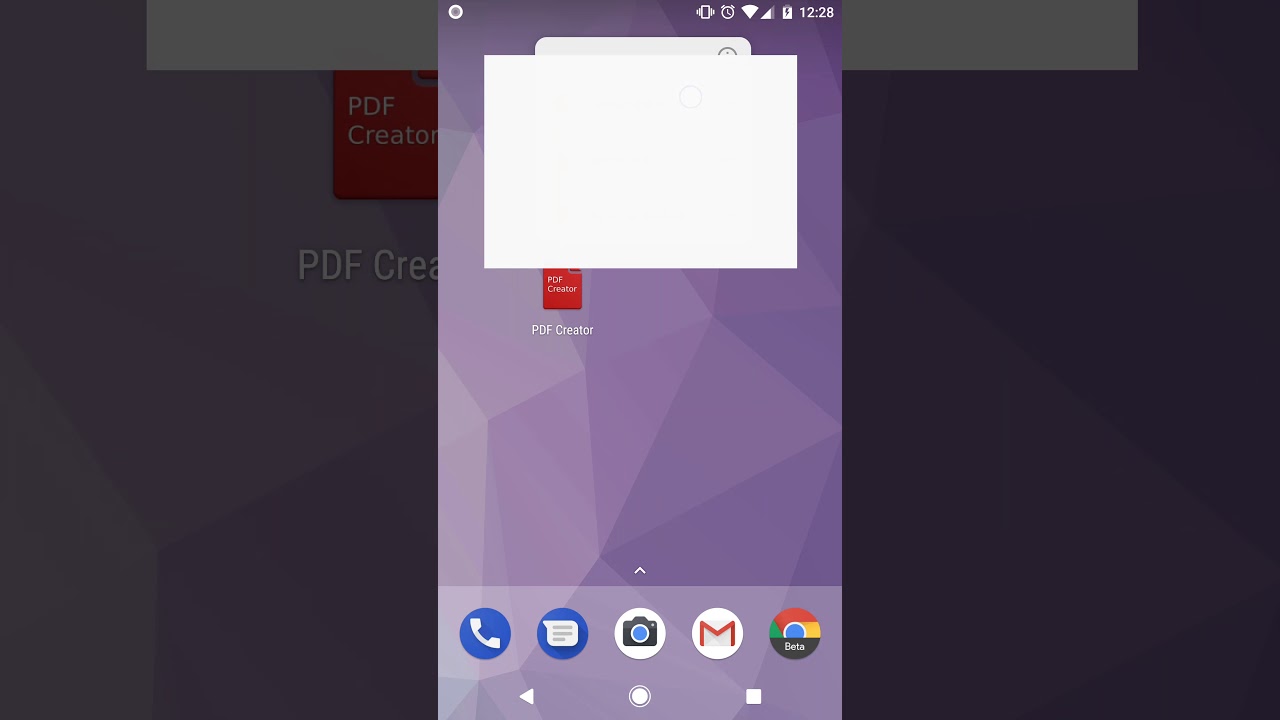Android PDF Creator - app shortcuts