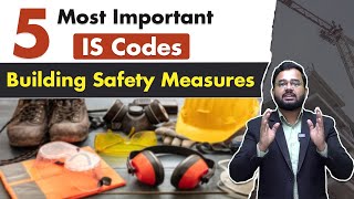 👷‍♂️5 Most Important IS Code For Building | IS Code for construction Safety | Indian Standard Code🔥