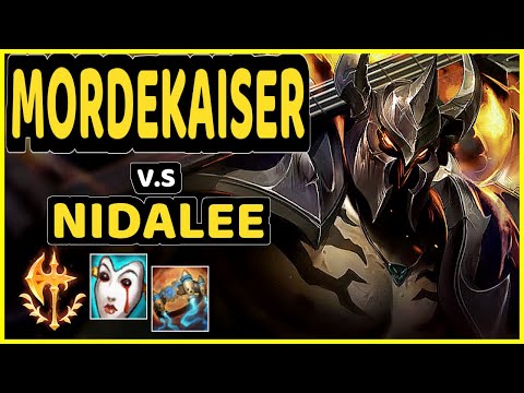 AHAHACIK (MORDEKAISER) vs NIDALEE - JUNGLE CHALLENGER GAMEPLAY - EUW