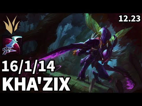 Kha'Zix Jungle vs Gragas - KR Master | Patch 12.23