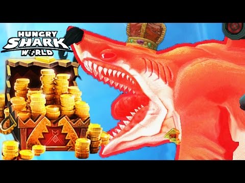 Hungry Shark World - How To Get A LOT of Gold Coins CRAZY FAST