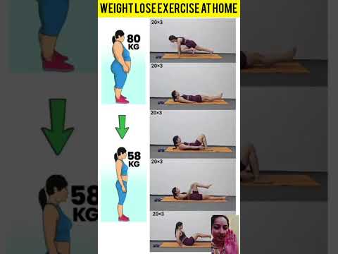 Weight loss exercises at home part 276#yoga #weightloss #fitnessroutine #short
