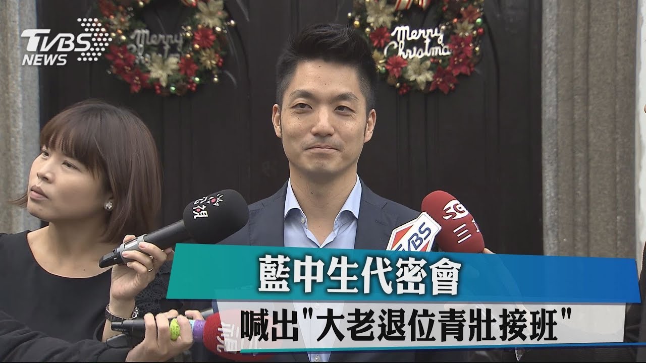 藍中生代密會 喊出「大老退位青壯接班」