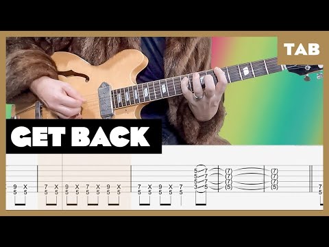 The Beatles - Get Back - Guitar Tab | Lesson | Cover | Tutorial