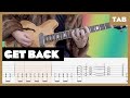 The Beatles - Get Back - Guitar Tab | Lesson | Cover | Tutorial